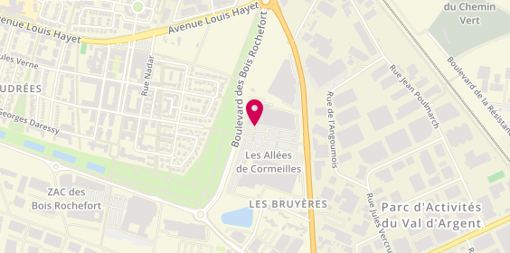 Plan de Maxi Toys, Zone Aménagement des Bois de Rochefort, 95240 Cormeilles-en-Parisis