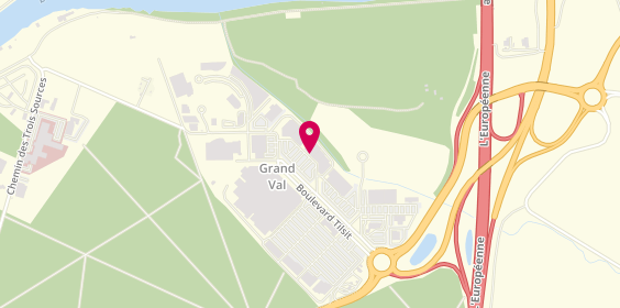 Plan de La Grande Récré, Centre Commercial le Grand Val, Zone Aménagement du Pont des Rayons, 95290 L'Isle-Adam