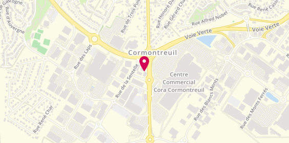 Plan de Micromania, Route Louvois, 51350 Cormontreuil