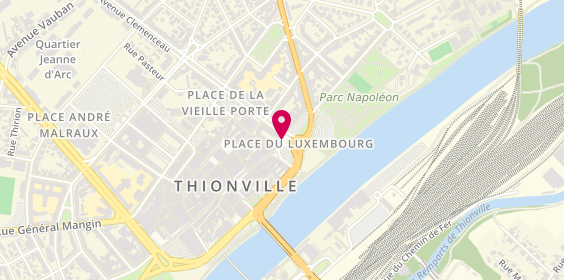 Plan de Cite Jeux Video, 6 place du Luxembourg, 57100 Thionville