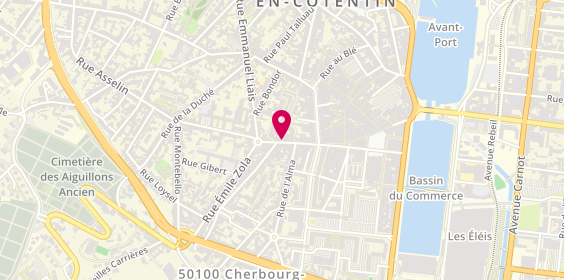 Plan de Le Jeu Facétieux, 54 Rue Gambetta, 50100 Cherbourg-en-Cotentin