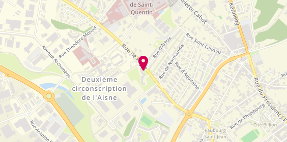 Plan de Micromania, Centre Commercial le Fayet Route Nationale 44, 02100 Saint-Quentin