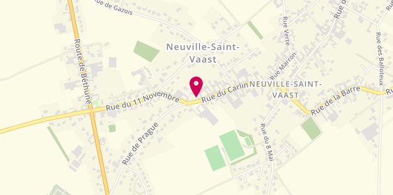 Plan de Lilie and co, 37 Bis Rue du Carlin, 62580 Neuville-Saint-Vaast