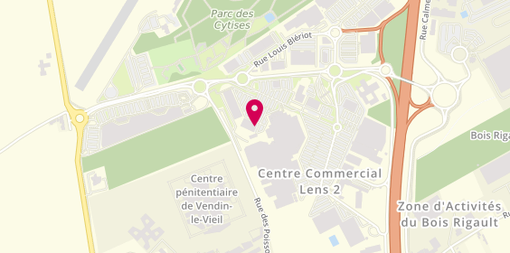 Plan de Aubert Lens, Parking Cora
Rue des Poissonniers
Centre Commercial Lens 2, 62880 Vendin-Le-Vieil, France