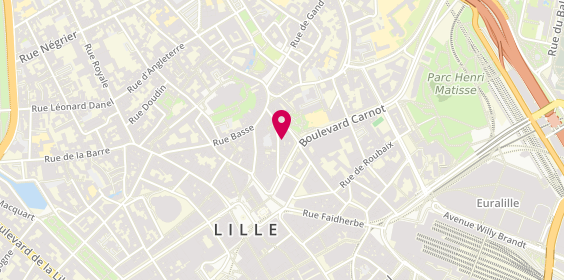 Plan de Rocambole, 36 Rue de la Clef, 59000 Lille