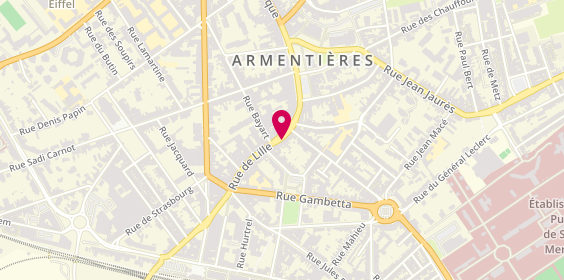 Plan de Jolis Becs, 33 Rue de Lille, 59280 Armentières