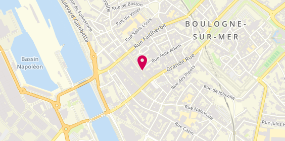 Plan de Micromania - Zing BOULOGNE SUR MER CENTRE VILLE, 20 Rue Adolphe Thiers, 62200 Boulogne-sur-Mer